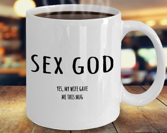 Naughty Husband Gift, Naughty Husband Mug, Funny Gag Gift For Husband, Husband Anniversary Gift, Cute Husband Gift,Sex God, Sexy Husband Mug