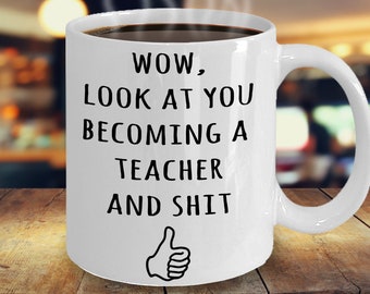 New Teacher Gift, Future Teacher Gift, New Teacher Mug, Future Teacher Mug, Teacher To Be, Soon To Be Teacher, Gift For Aspiring Teacher