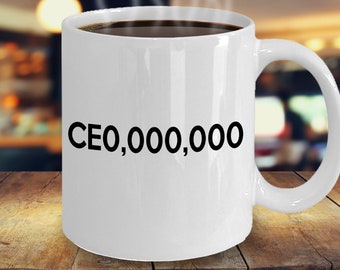 Entrepreneur Gifts, Entrepreneur Mug, CEO Gift, CEO Gifts, Millionaire Mug, Funny Entreprenuer Birthday Present, Boss Mug, Office Gifts