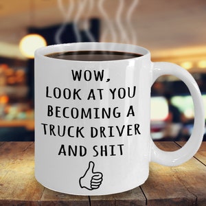 Vrachtwagenchauffeur Geschenken, Toekomstige Vrachtwagenchauffeur, Nieuwe Vrachtwagenchauffeur, Vrachtwagenchauffeur te zijn, Aspirant-vrachtwagenchauffeur, CDL Licentie, Driving School Student