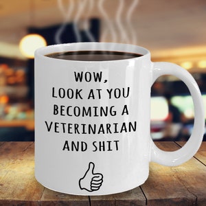 Veterinarian Gifts - Future VET Student, Aspiring VET, VET Graduation Gift Ideas, Vet Tech Mug, Gift For Vet Grads,  Congratulations