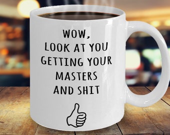 Masters Graduation Gifts, MBA Graduates, Congratulations Gift For Graduates With Masters Degrees, Funny Gift Idea For Students Graduating