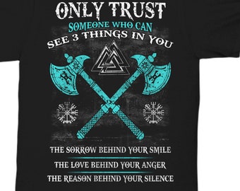 Viking Shirt For Men, Viking Dad Shirt, Valhalla Shirt, Viking Axe, Helm Of Awe, Odin Shirt, Thor Shirt, Thor's Hammer, Victory Or Valhalla