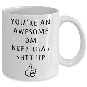 DM Gifts, DM Mug, Dungeon Master Mug, Awesome DM, Dungeons And Dragons Mug, Funny Gag Gift For Dungeon Master, World's Best Dungeon Master image 2