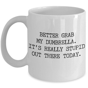 Office Gifts For Men And Women, Funny Coworker Gift, Better Grab My Dumbbrella, Funny Boss Mug, Office Gag Gifts, Office Humor, Work Humor image 3
