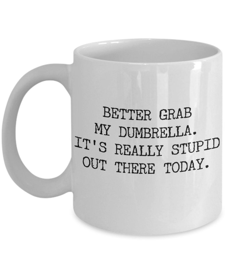Office Gifts For Men And Women, Funny Coworker Gift, Better Grab My Dumbbrella, Funny Boss Mug, Office Gag Gifts, Office Humor, Work Humor image 3