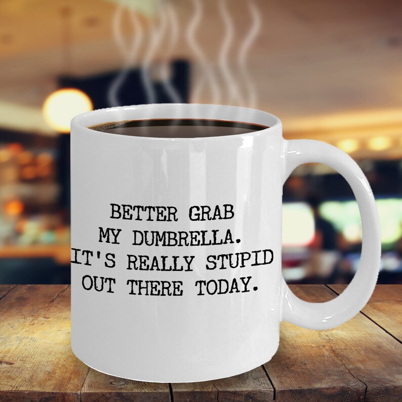 Office Gifts For Men And Women, Funny Coworker Gift, Better Grab My Dumbbrella, Funny Boss Mug, Office Gag Gifts, Office Humor, Work Humor image 1
