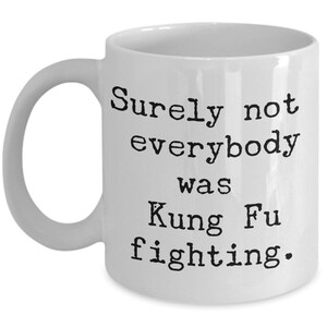 Taza de cita divertida - Seguramente no todo el mundo era Kung Fu Lucha - regalo de novedad imagen 4