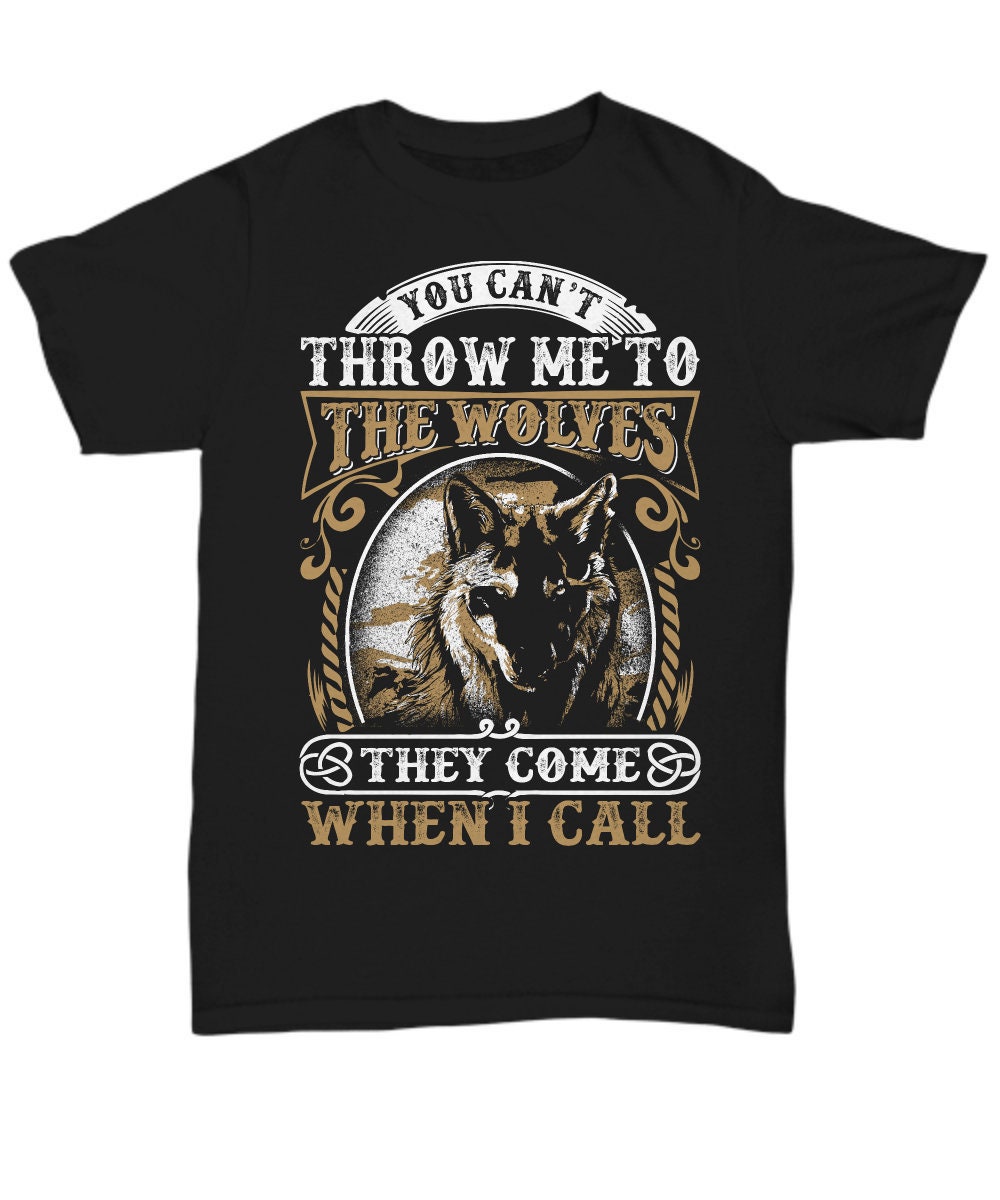 T shirt online met wolf