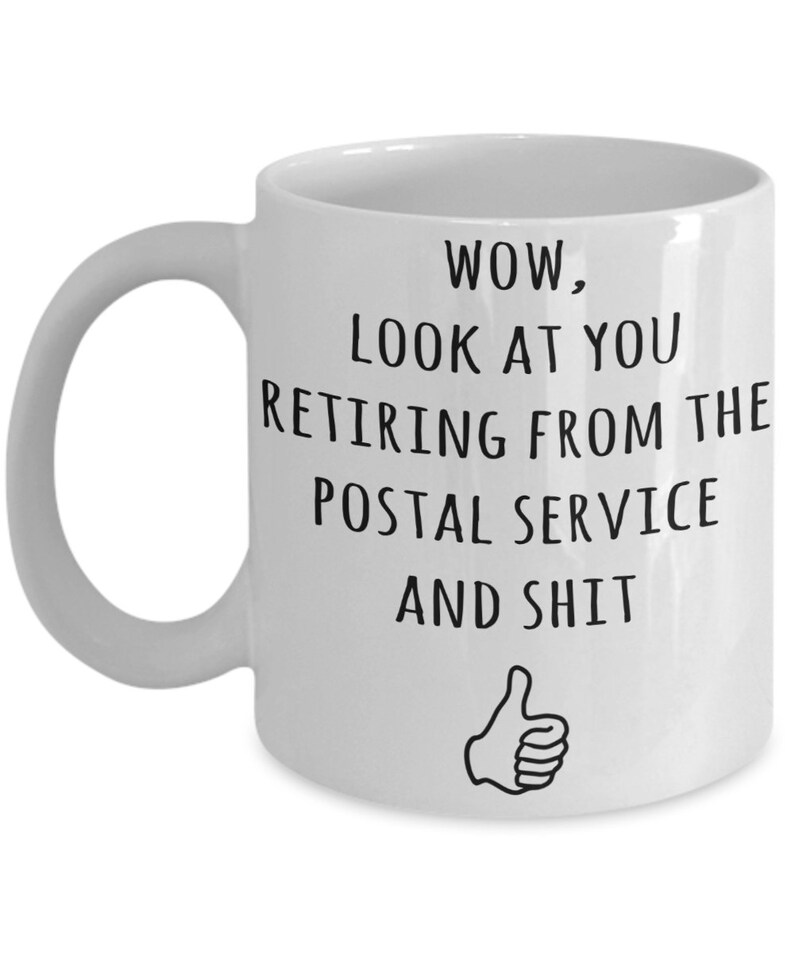 Postal Service Retirement Gifts Funny Gift Idea For Retiring Etsy