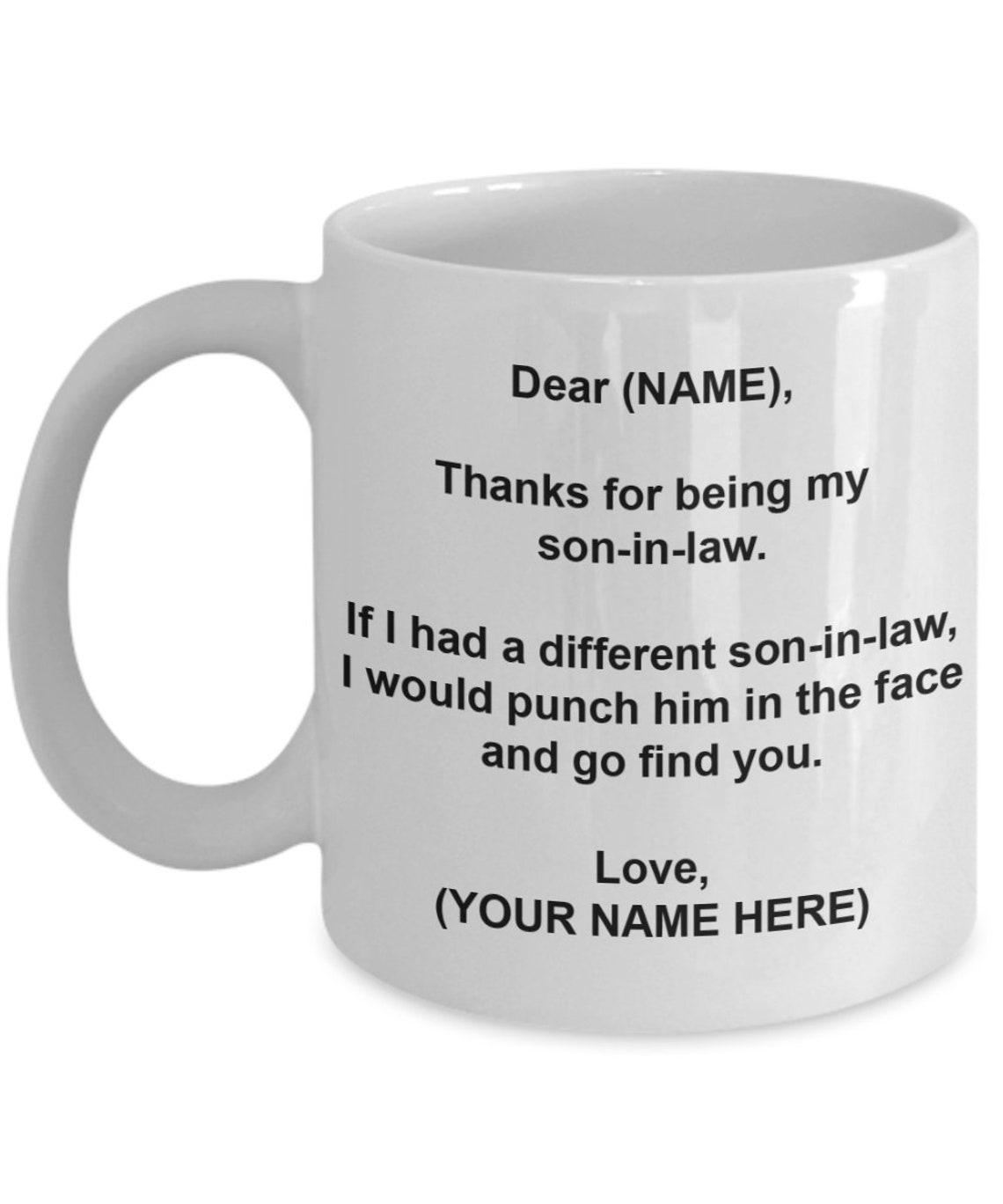 Soninlaw Mug Soninlaw Gifts Personalized SIL Mug Custom Etsy