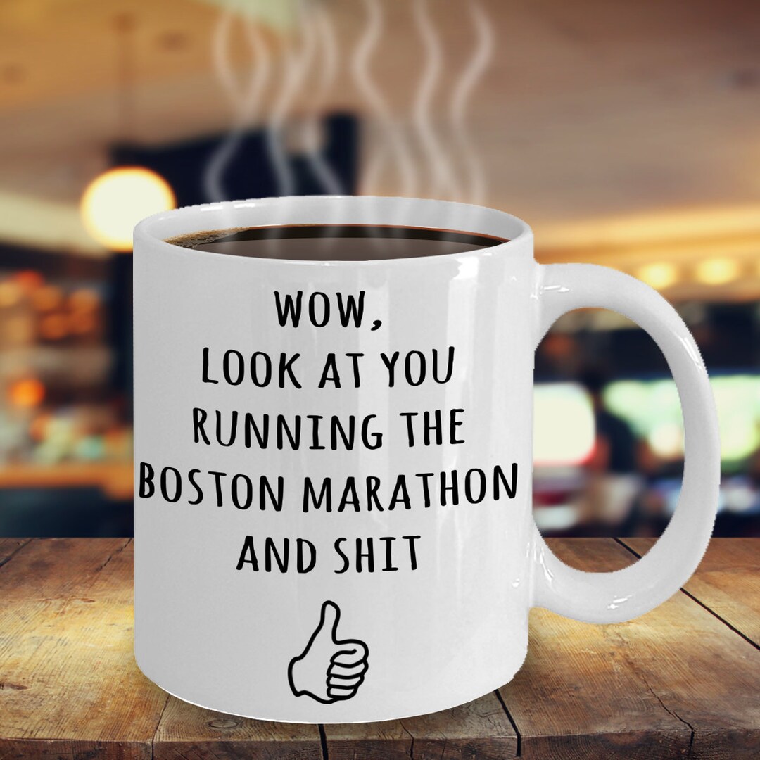Boston Marathon Coffee Mug, Boston Marathon Gifts, Boston Marathon