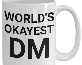 Dungeon Master Geschenk, DM Geschenk, Dungeon Master Geschenke, Dungeons und Dragons Becher, Rollenspiel-Becher, DM-Geschenk-Idee, lustiges Geschenk für DM-Spieler