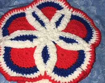 Hand Crocheted Potholder/Hot Pad
