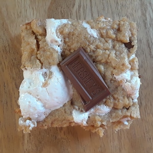 Smores cookie bars- Chocolate,  Hershey, Marshmallow, Fresh Baked, Graham Cracker, Holiday Gift