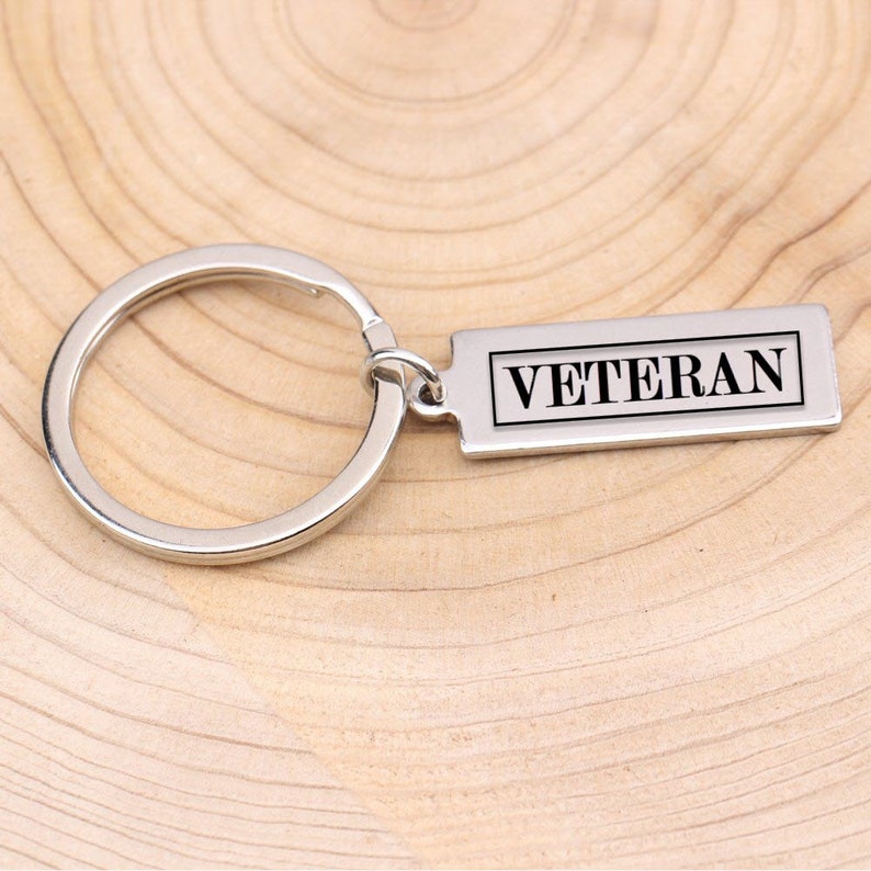 Veteran respect keyringveterans day gift idea