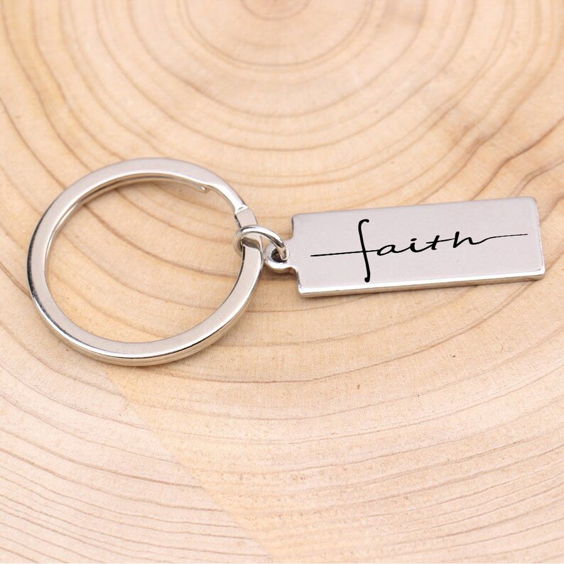 faith key ring for women and men