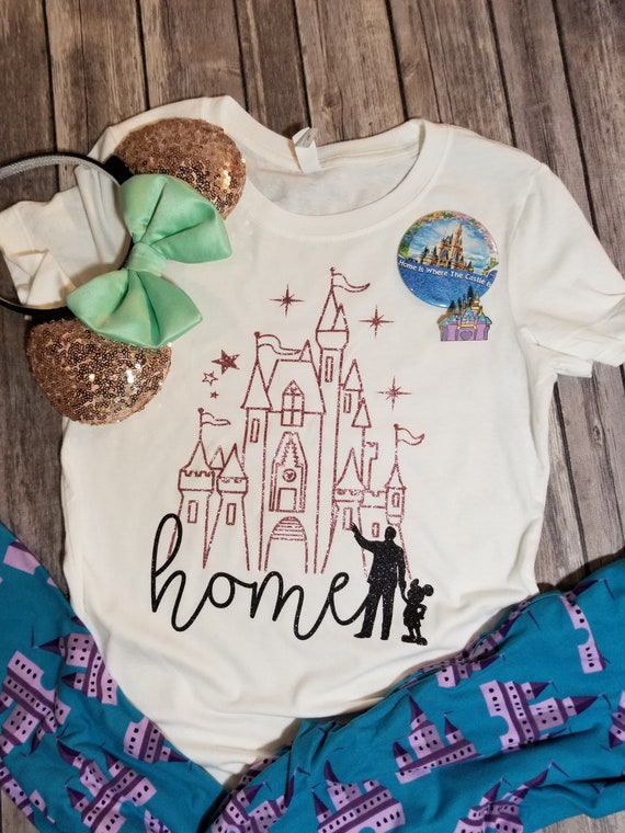 rose gold disney shirt