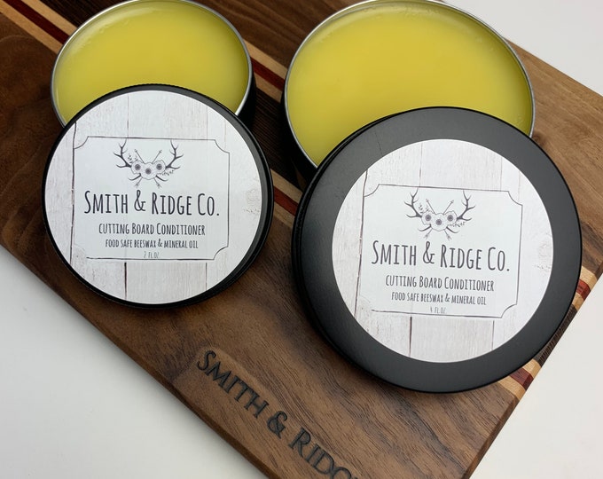 Natural Beeswax & Food Safe Mineral Oil Cutting Board Oil Conditioner