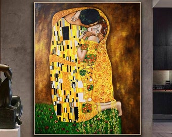 クリムト「接吻」、立体レプリカ - 4.5 x 7.3 インチ、ギフトに