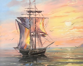 油彩画 帆船の風景 il_340x270.8178759973_htiy.jpg