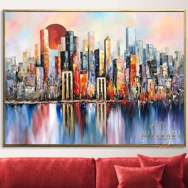 Nyc Abstract Art Etsy