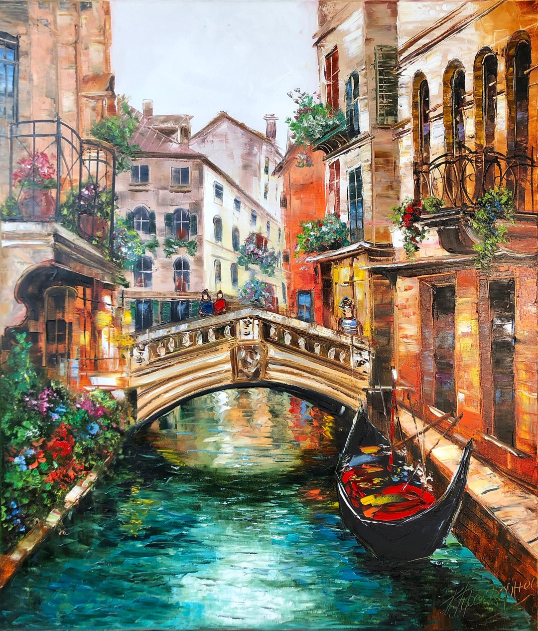 silvio cannizzo 絵 絵画 リトグラフ イタリア ヴェネツィア風景