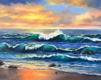 絵画 P10 「入善海岸」油絵 油彩画 風景画 アート il_340x270.6424948219_enzo.jpg