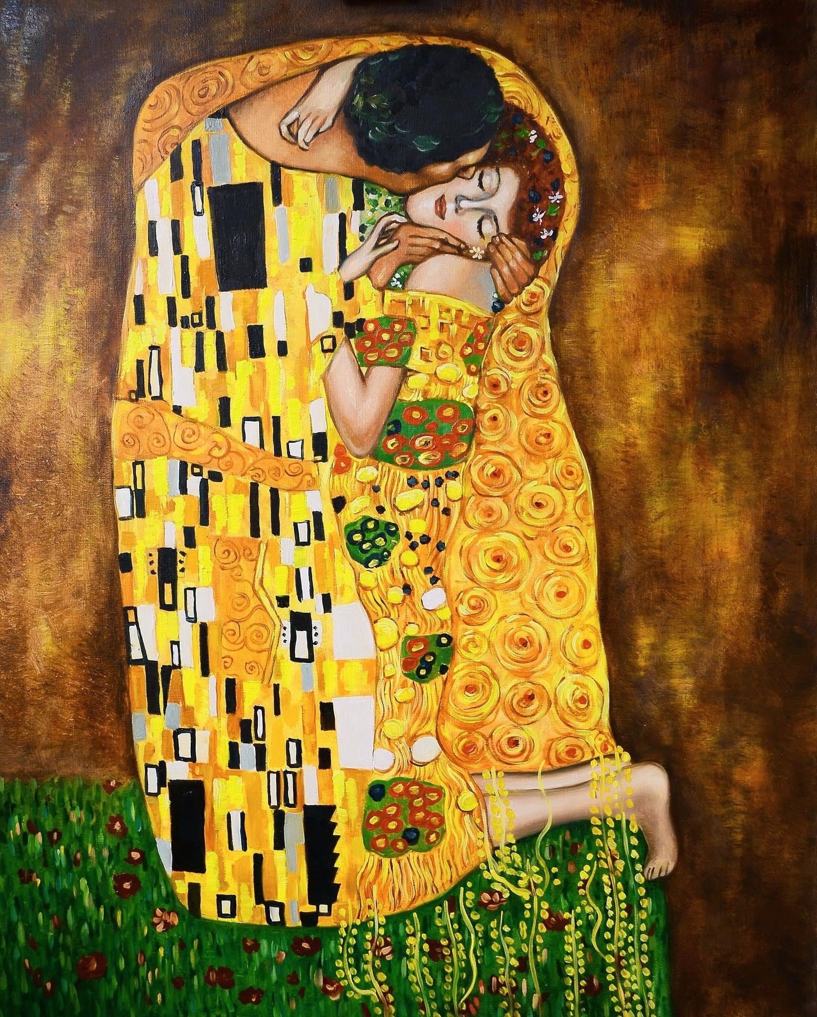 最安 読み方 Kiss the Klimt Gustav Painting Art Wall Klimt Reproduction 絵画