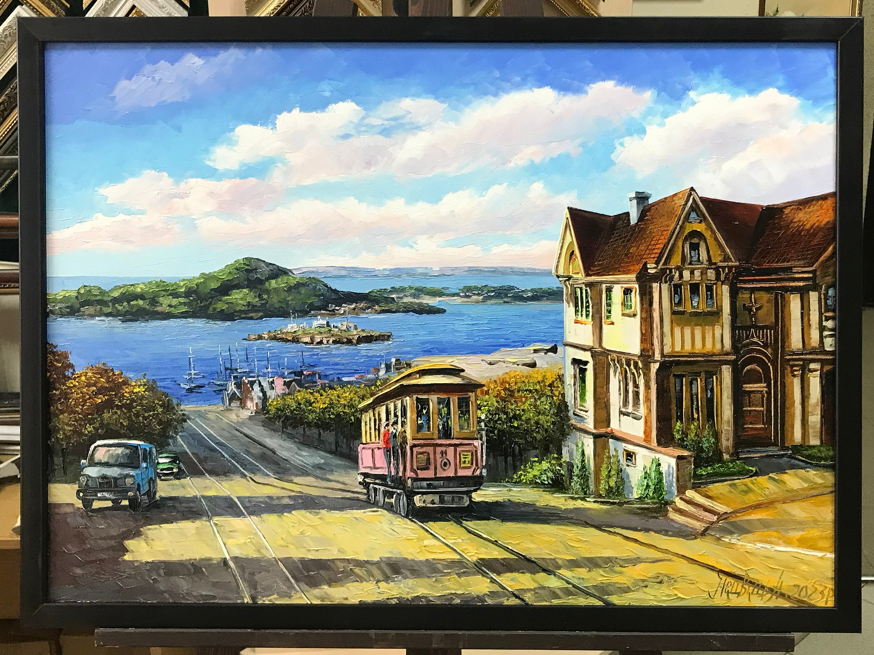 な 絵画カリフォルニアビンテージアート ベニスビーチ アメリカンヴィンテージ カリフォルニア レトロ
