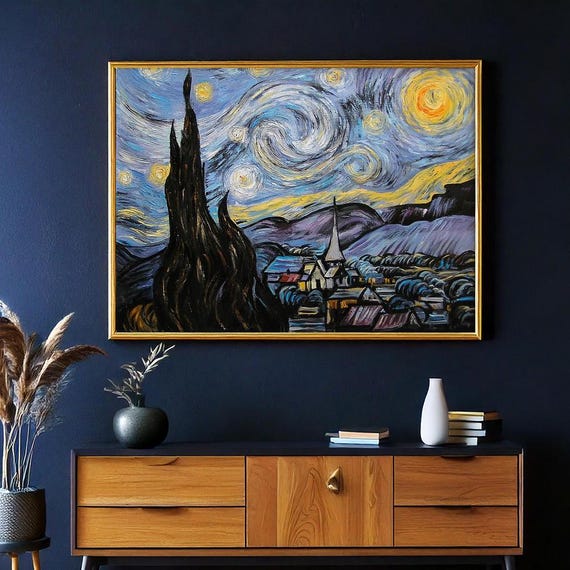 ヴィンセント・ヴァン・ゴッホ 肉筆油絵 模写 夜空★26 ヴィンセント・ヴァン・ゴッホ 肉筆油絵 模写 夜空☆26 楽天市場