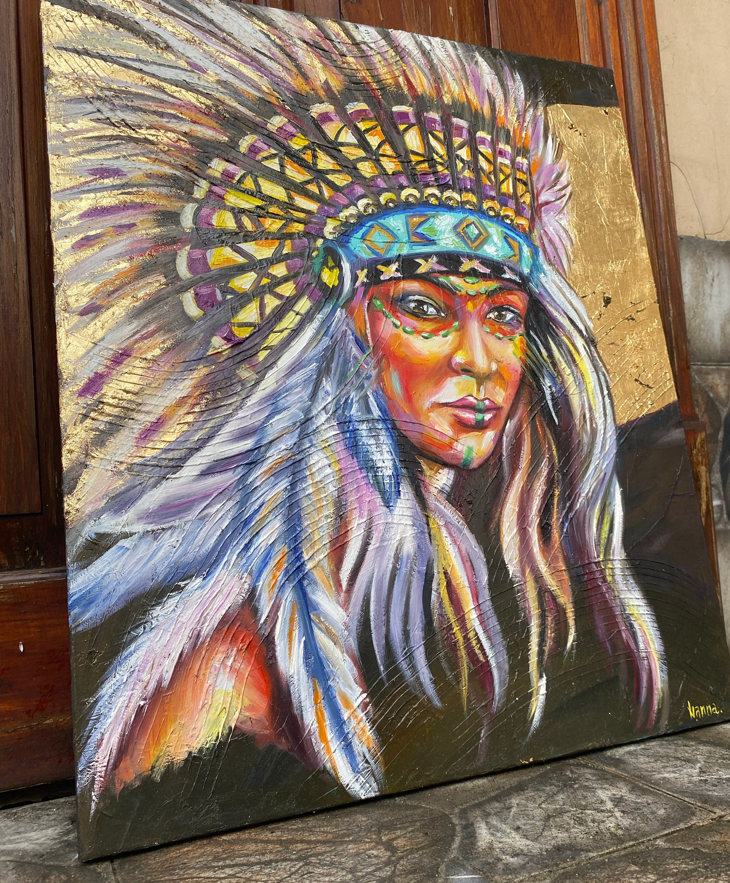 アメリカUSAインポート品*画家Nicol作*直筆サイン入り 特大 油彩 絵画 アメリカUSAインポート品*画家Nicol作*直筆サイン入り 特大 油彩