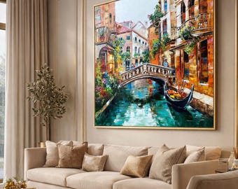 ヴェネツィア油絵 オリジナル イタリア絵画 ヴェネツィア美術 イタリア