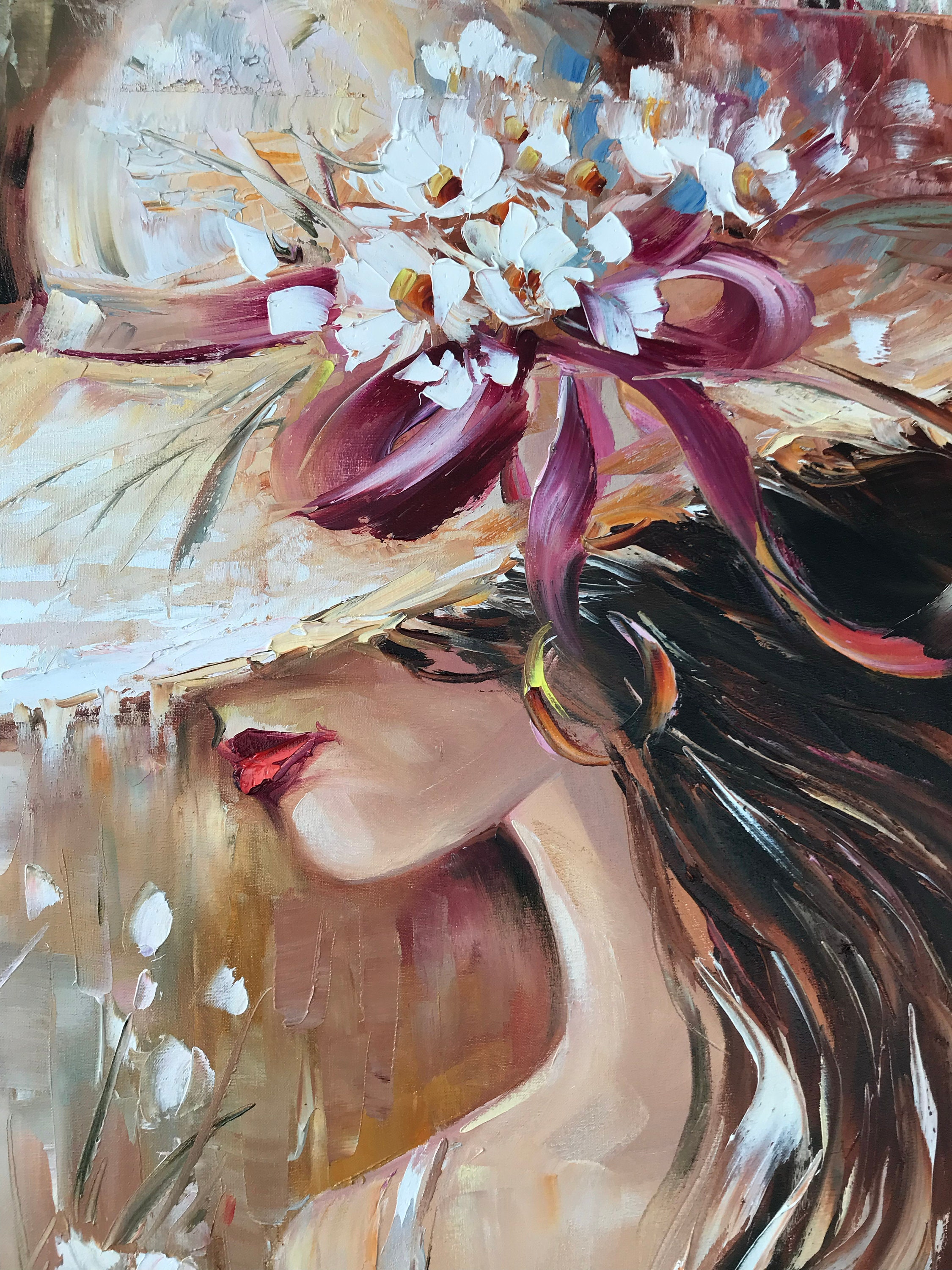 女性像　絵画　アート　人物画　イラスト　インテリア　綺麗　かわいい　美しい　花 女性像 絵画 アート 人物画 イラスト インテリア 綺麗 かわいい