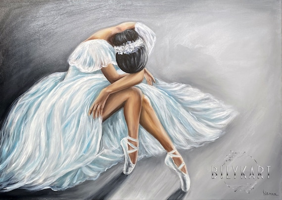 オギタロウ 美術 アート バレリーナ ギン 荻太郎 『バレリーナ』 [古美術こもれび] 骨董,掛軸,絵画の買取と販売