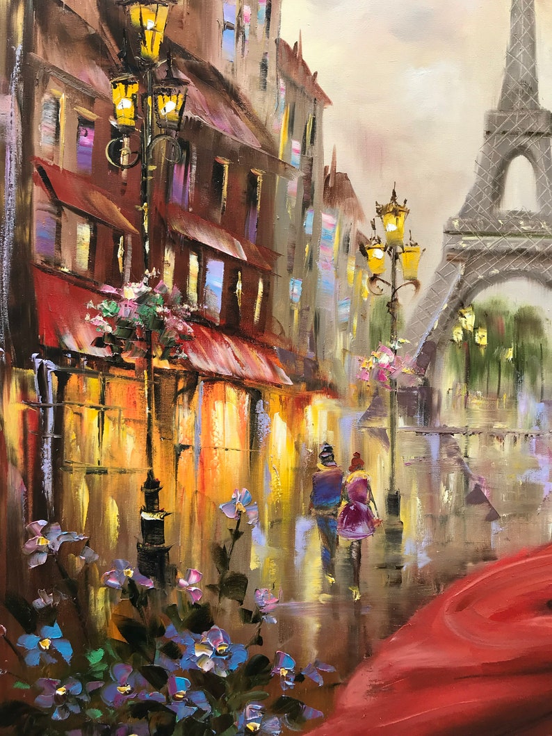 Assepoester schilderij op canvas: Emily in Paris Artwork, elegante vrouw in rode jurk muurkunst afbeelding 3