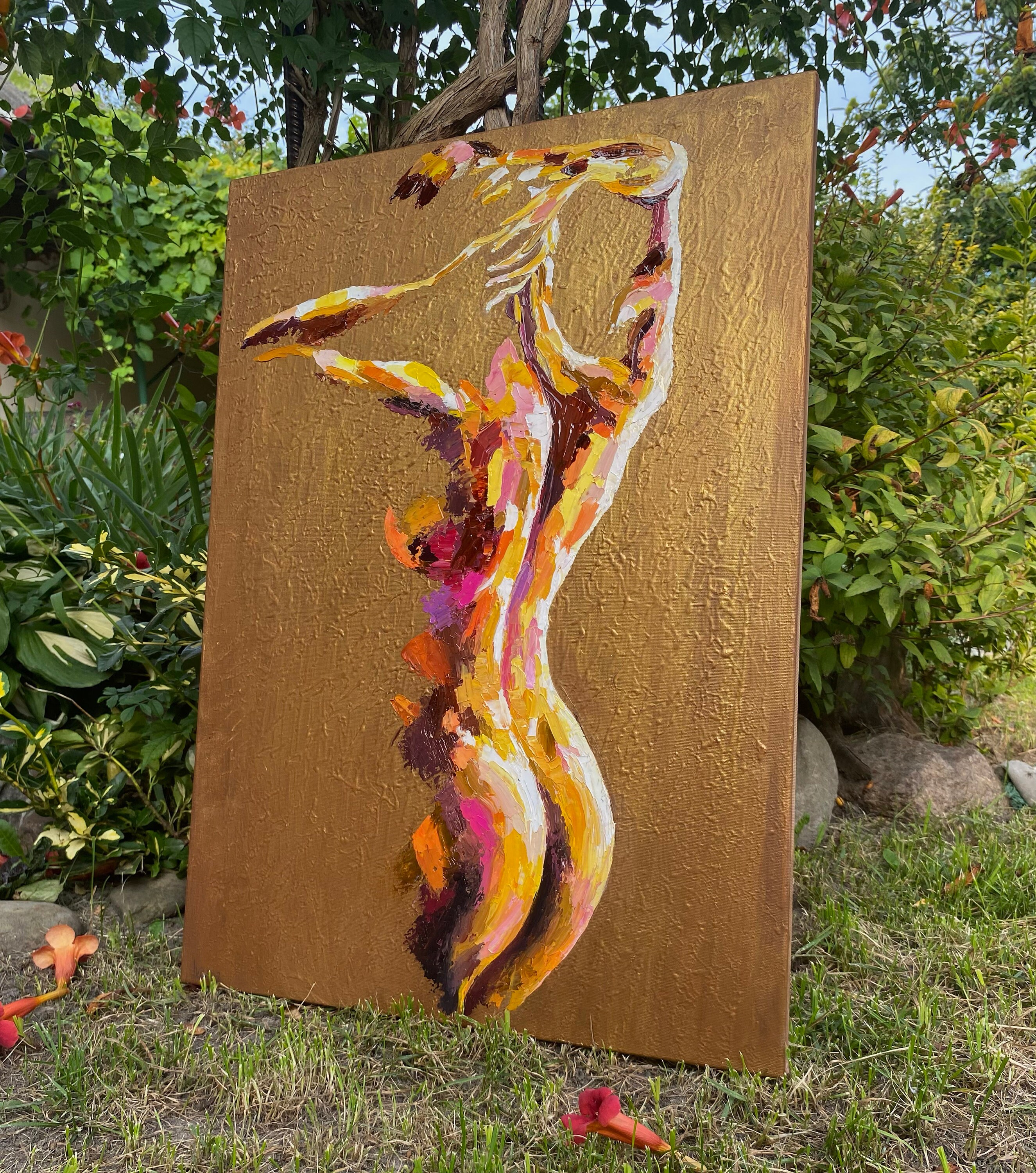 女性のヌード油彩画 ゴールドフレーム カスタムセクシーなヌード女性の絵画アートワーク女性のヌード