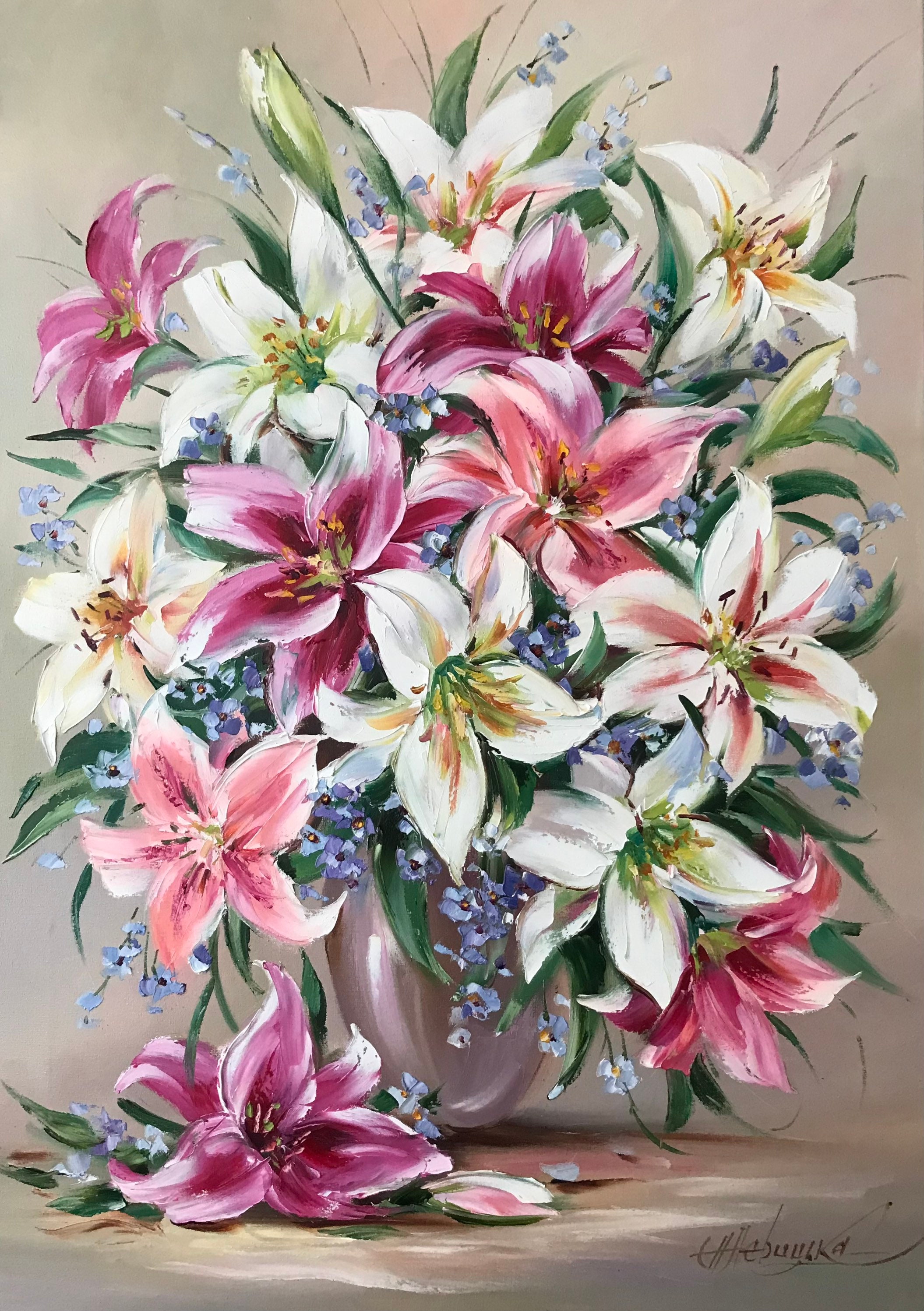 Lily painting deals