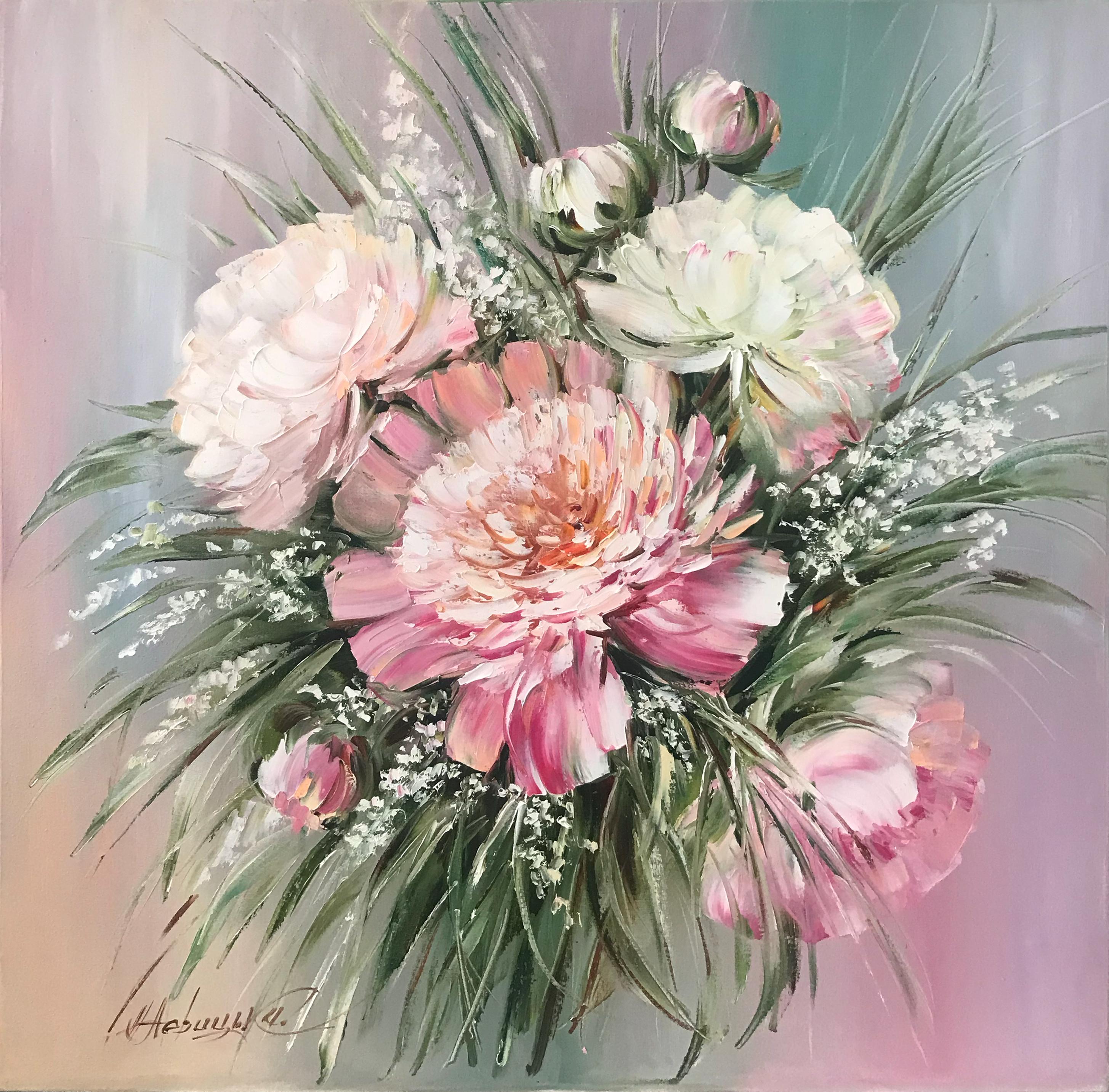 Botanical Set of 2 Piece Wall Art Flowers Set of Two Paintings