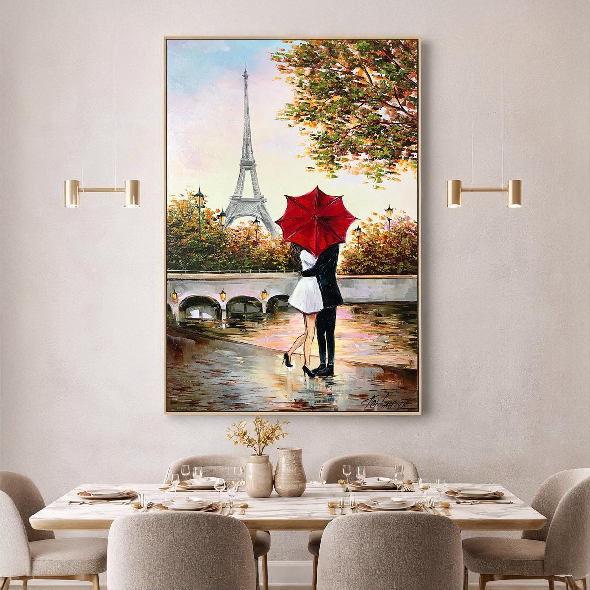 Il Bacio (Sweet Surprise) Quadro Pannello in Legno mdf
