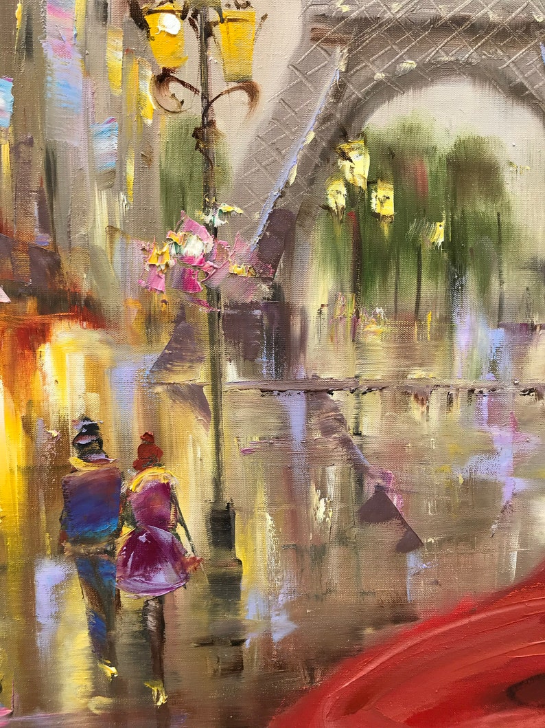 Assepoester schilderij op canvas: Emily in Paris Artwork, elegante vrouw in rode jurk muurkunst afbeelding 7