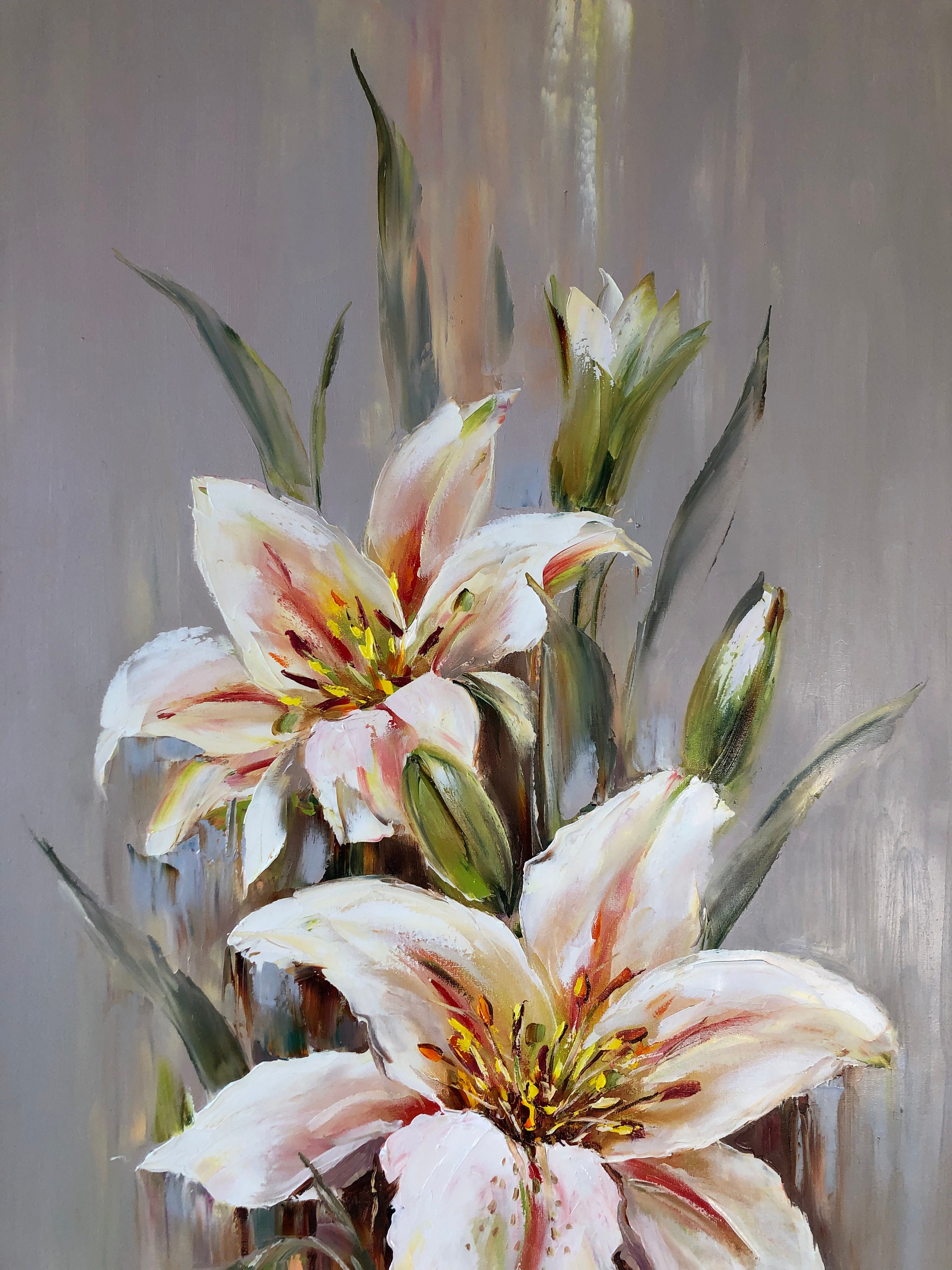 21+ Paintings Of Lilies Flowers