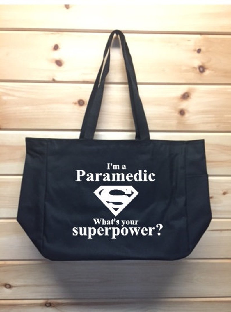 Custom design Perfect gift. I/'m a Paramedic what/'s your superpower Essential tote bag