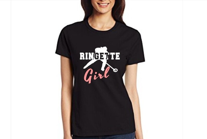 Ringette Girl tshirt. Custom Youth and Women's tshirt. Etsy