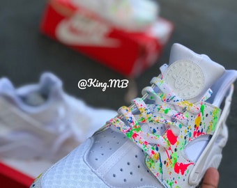 custom splatter nike huarache