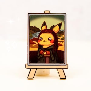 Mona lisa pikachu - Etsy 日本