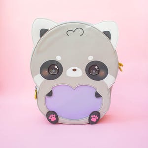 Cute Raccoon ItaBag FREE SHIPPING / Kawaii Cute Animal Ita Bags / Tanuki Ita Bag / Mouse Rat Ita Bag / Pigeon Ita Bag / Opossum ItaBackpack