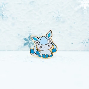 Cute Eeveelution Enamel Pins / Jolteon Pin / Sylveon Pin / Vaporeon Pin / Espeon Pin / Glaceon Pin / Flareon Pin / Leafeon Pin / Eevee Pin zdjęcie 2