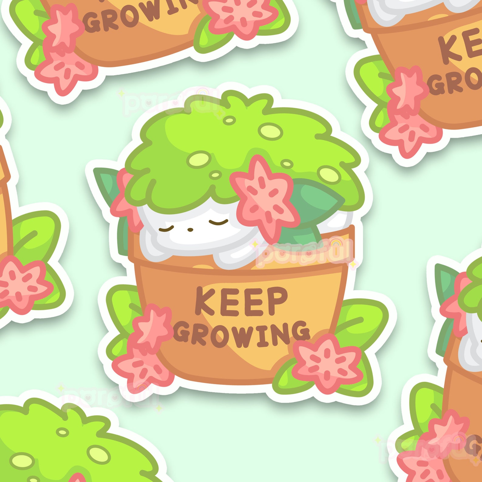 Cute Shaymin Pokemon Sticker / Kawaii Grass Pokemon Stickers / - Etsy