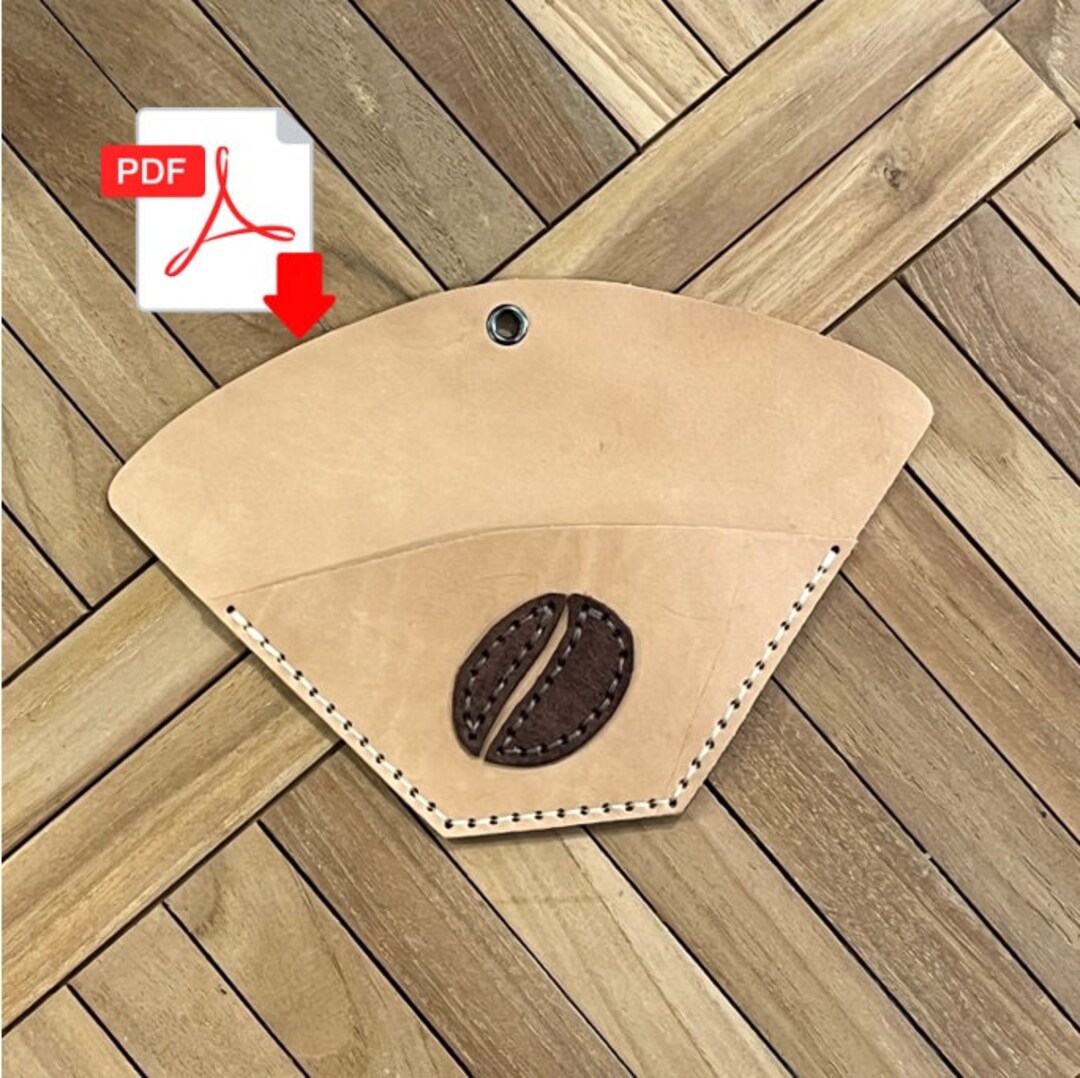 Artizan Leather Coffee Filter Holder Pattern PDF - Etsy